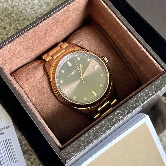 Michael Kors Accessories - Michael Kors Rose Gold Large Watch